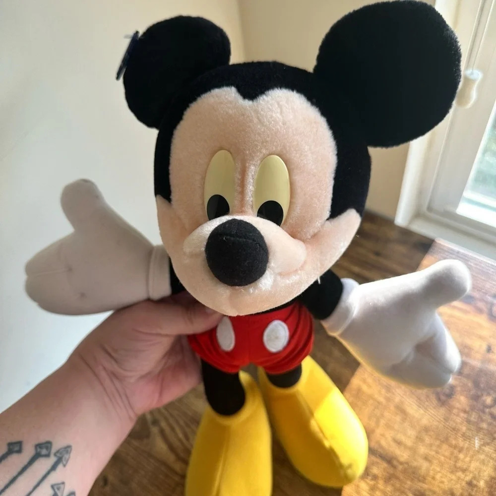 Disney Mickey Mouse Plush - Vintage Applause Stuffed Toy - Picture 7 of 17